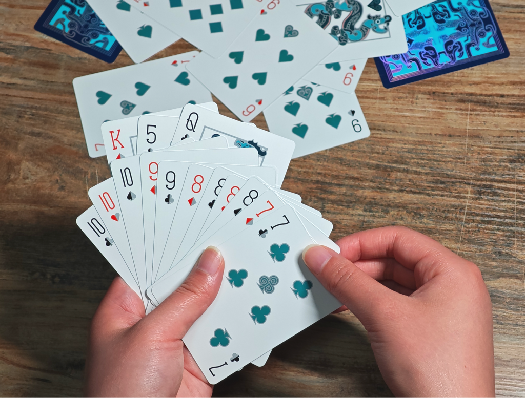 Qing Tong Playing Cards Blue