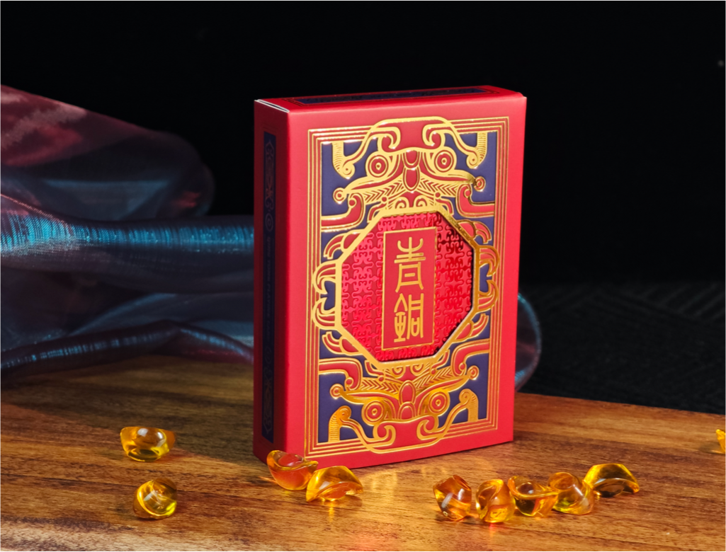 Qing Tong Playing Cards Red