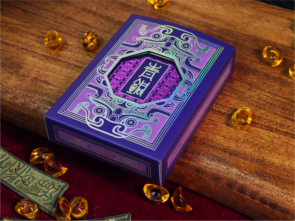 Qing Tong Playing Cards Purple