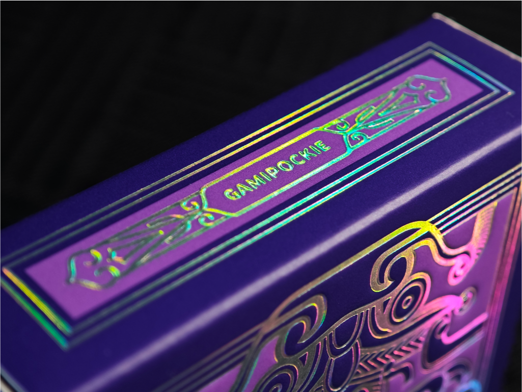 Qing Tong Playing Cards Purple