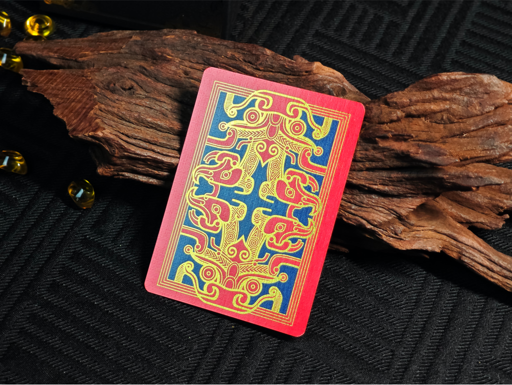 Qing Tong Playing Cards Red