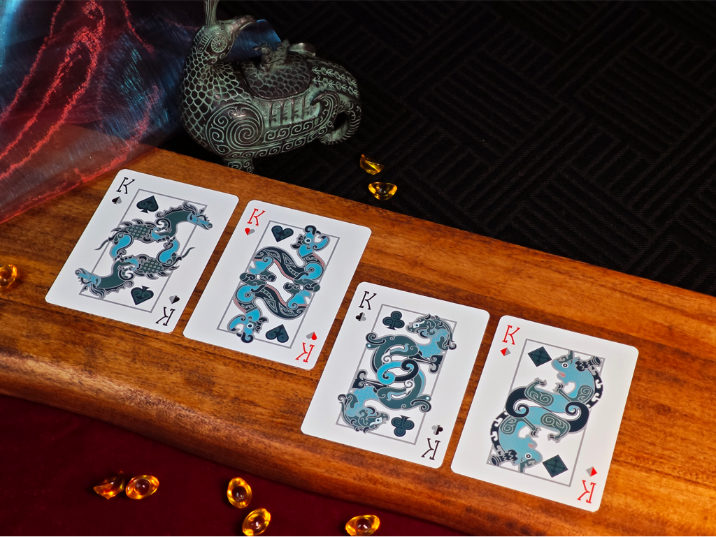Qing Tong Playing Cards Blue