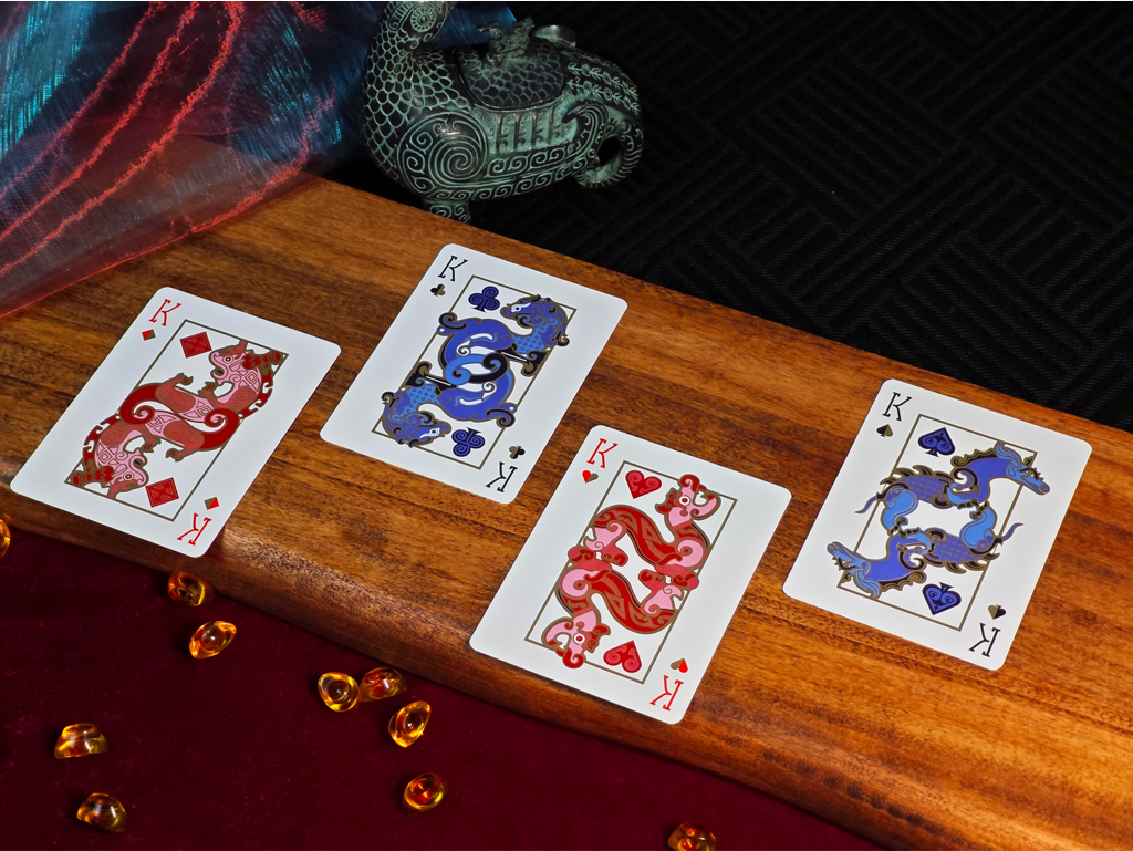 Qing Tong Playing Cards Red