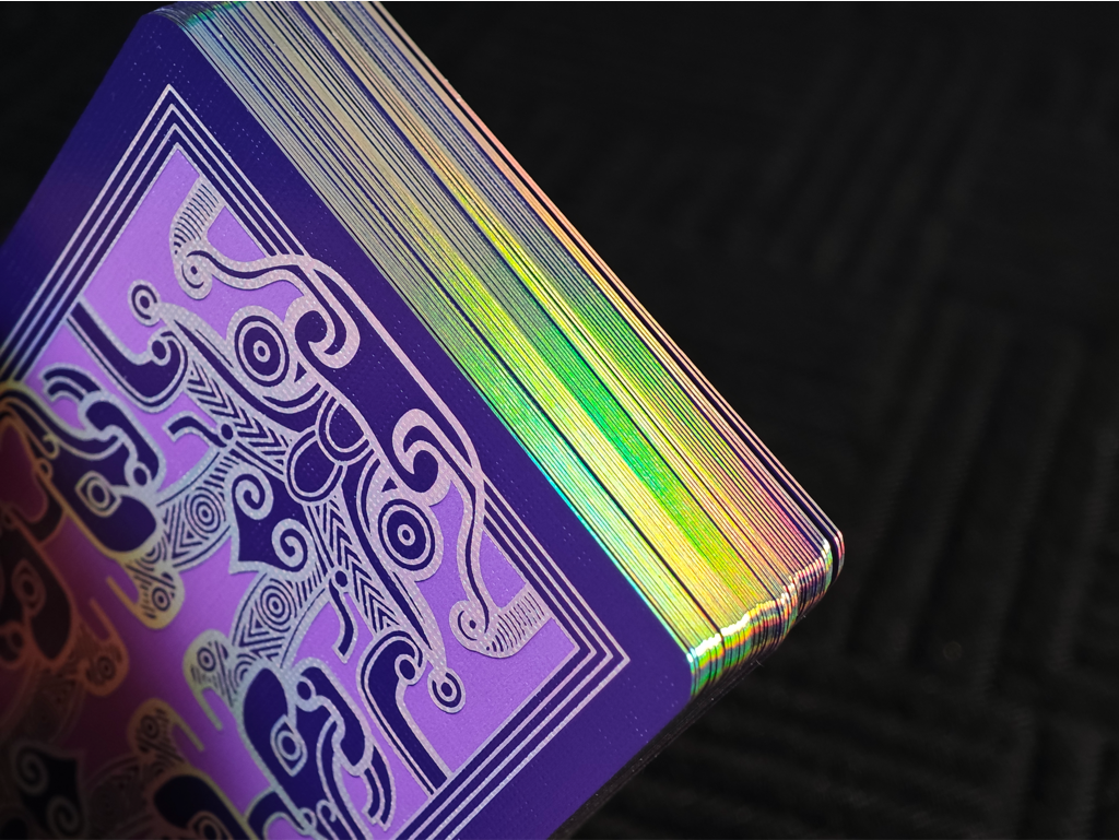 Qing Tong Playing Cards Purple