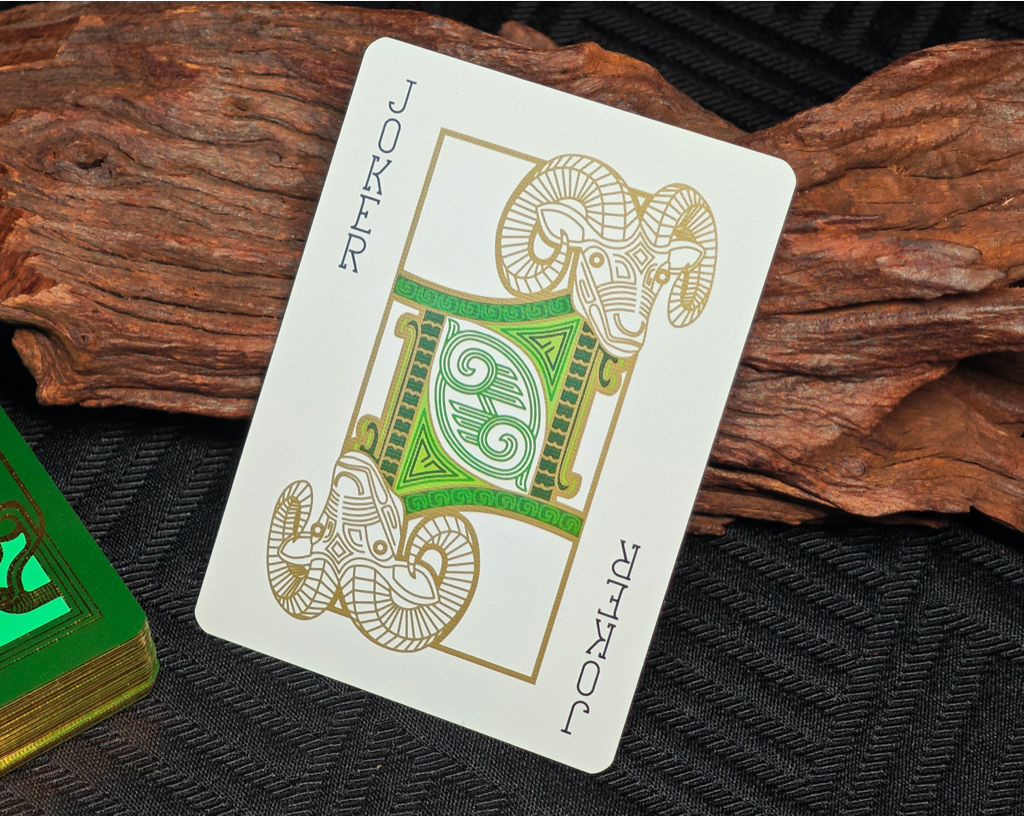 Qing Tong Playing Cards Green