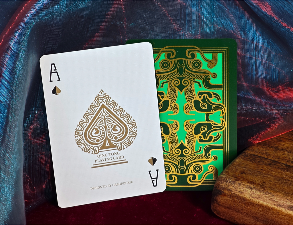 Qing Tong Playing Cards Green