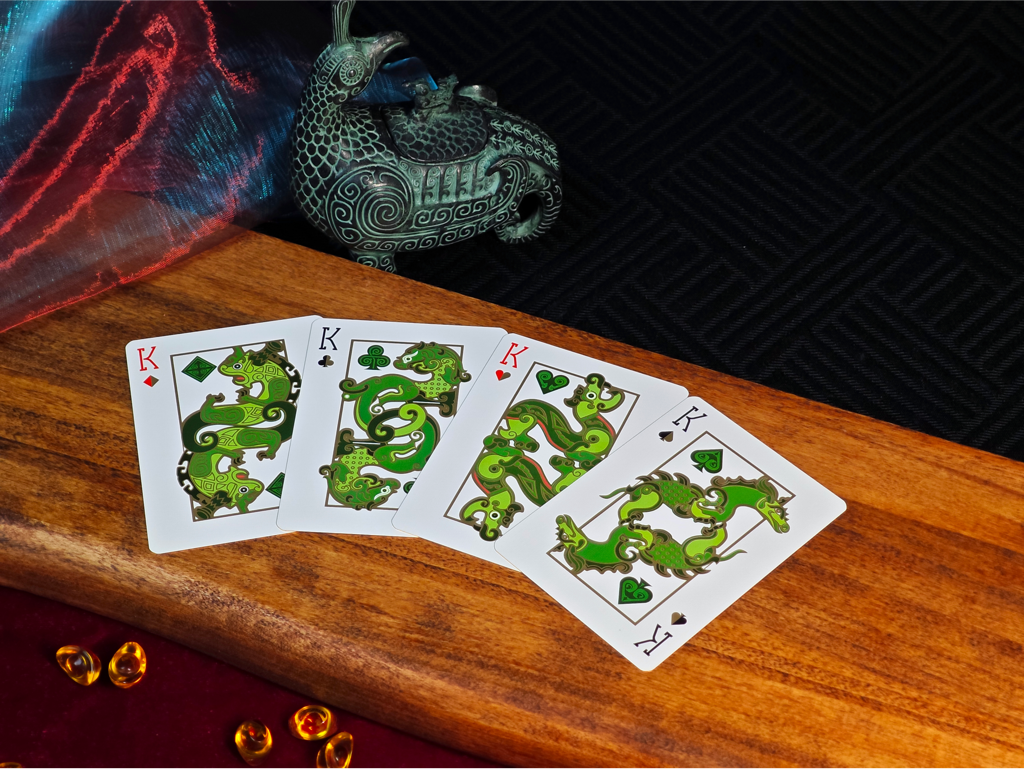 Qing Tong Playing Cards Green