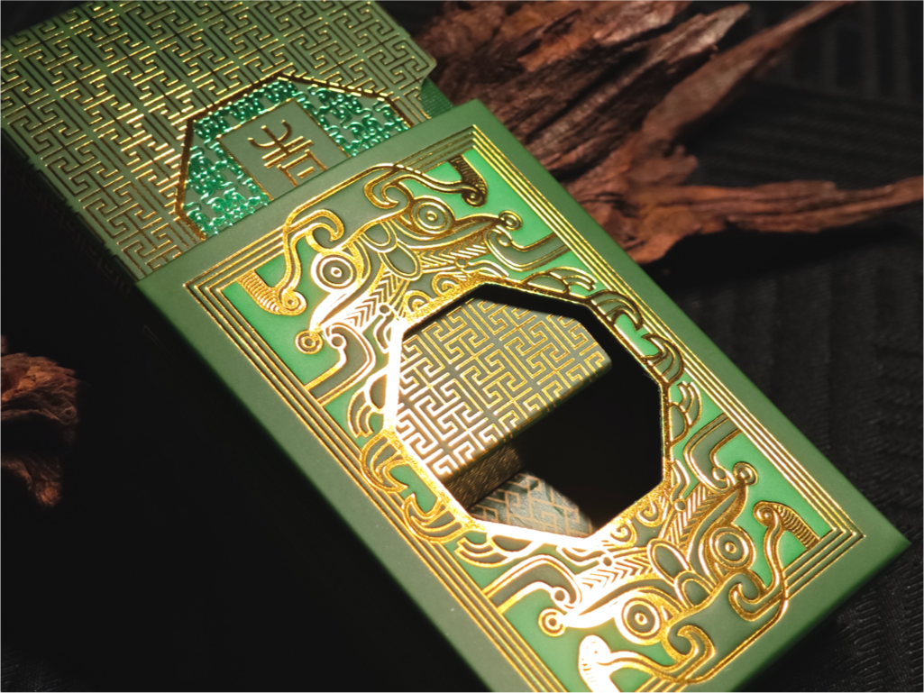 Qing Tong Playing Cards Green
