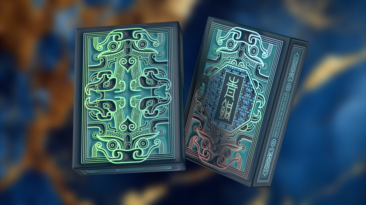 Qing Tong Playing Cards Blue